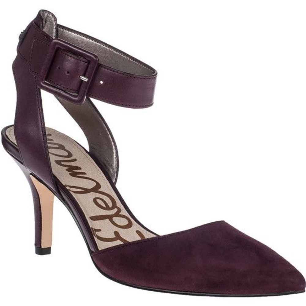 Sam Edelman Brand New Okala Size 7 Burgundy Suede